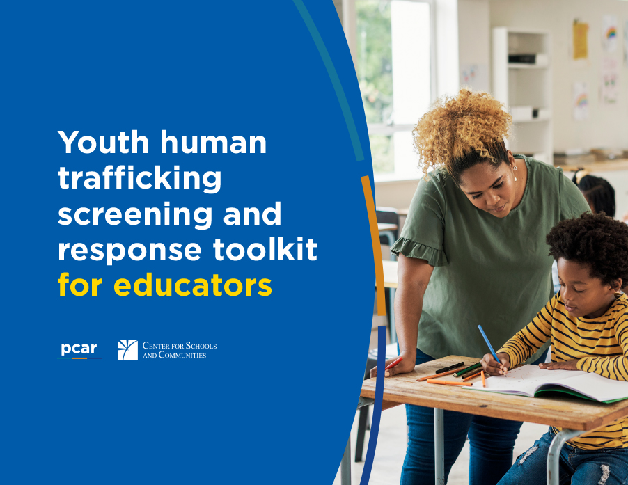 screenshot of Youth Human Trafficking Toolkt