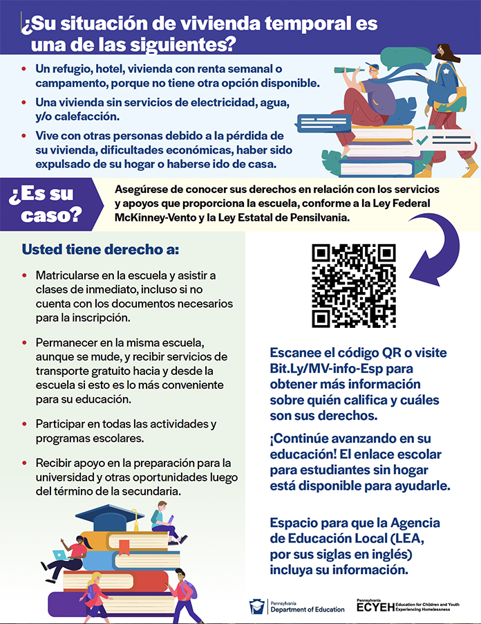 screenshot of Student poster in Spanish